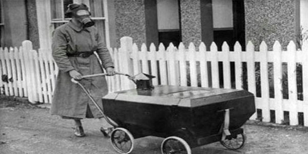 14. Gaz korumal bebek arabas (1938)