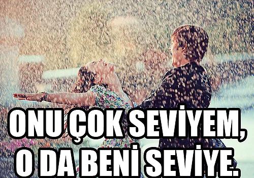 7. Sevgilimle seviyeli bir ilikim var...