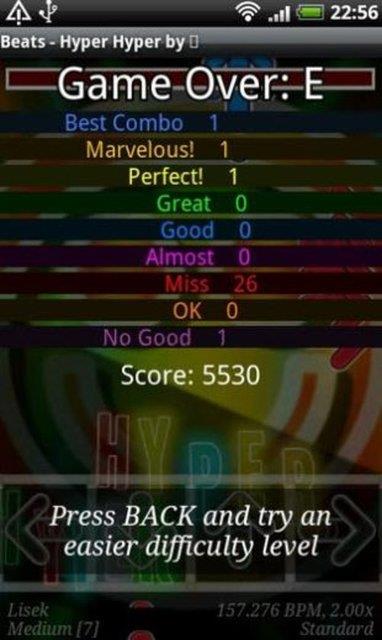 Beats, Advanced Rhythm Game