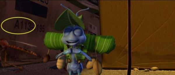 Huffington Post'ta yaynlanan habere gre bugne dek 14 farkl Pixar yapm animasyon filmi bata olmak zere 45 ayr filmde grlen A 113, aslnda California Institute of Arts yani Kaliforniya Sanat Enstits'nde yer alan snfn kap numaras...