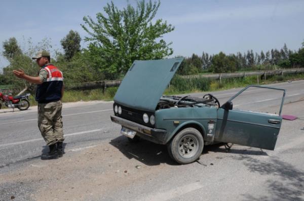 Sinan Glcan ise kazay yara almadan atlatt.