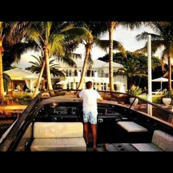 Tekneyi evin nne yanatrdm #miami