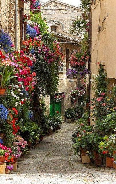 10. Bu sokak da talya Umbria'dan