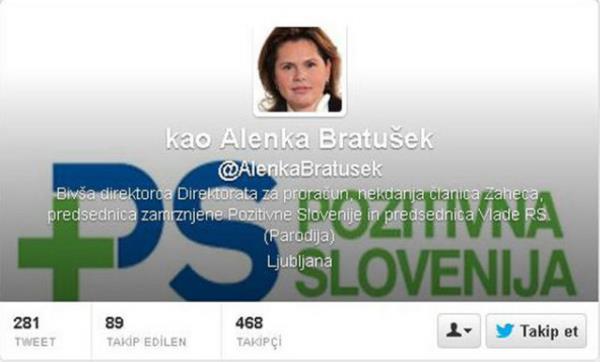 <b>Slovenya / Alenka Bratusek</b>