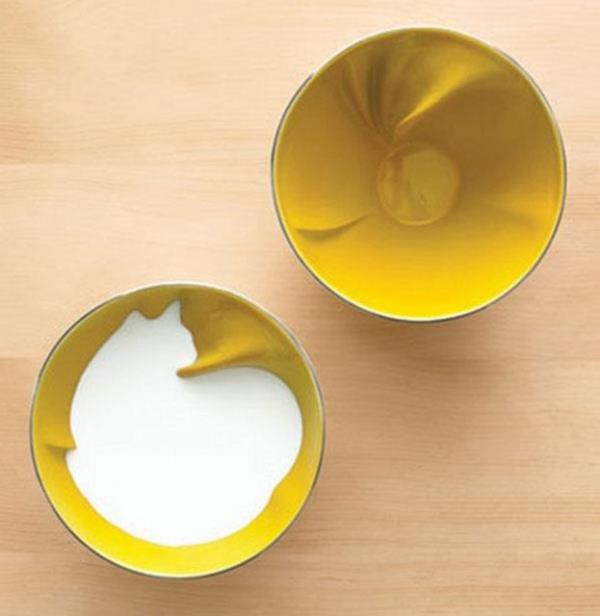 i sv ile doldurulduunda kedi sileti oluan kase