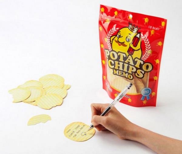 Patates Cipsi eklinde Not Kad