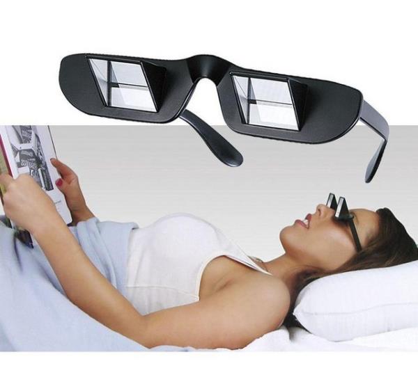 Yatarak kitap okumanz salayan prizma gzlk