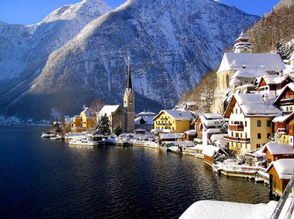 84. Hallstatt, Salzkammergut Gl, Avusturya