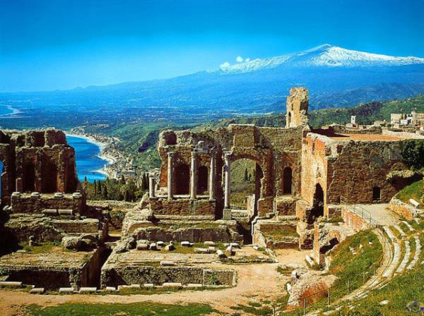 33. Taormina, Sicilya, talya