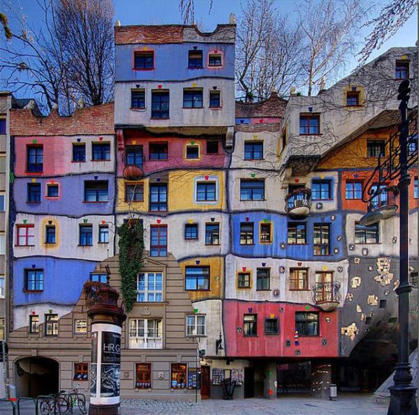 73. Hundertwasserhaus, Viyana, Avusturya