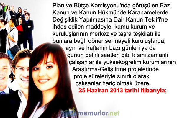 96 bin 505 personel kadroya ge�irilecek