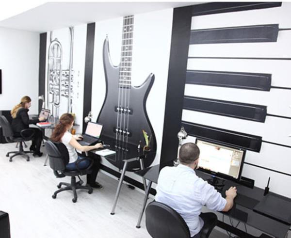 Orjinal temalar, her bir alma odasna ayr bir kimlik kazandrm.