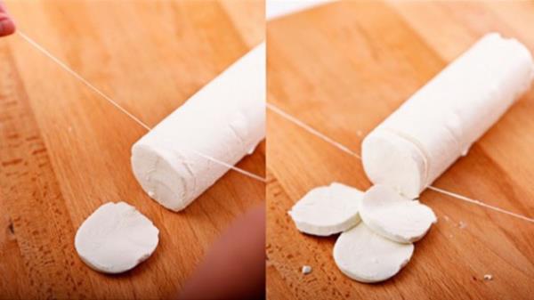 17.ok yumuak peyniri veya hamuru aromasz di ipi ile kolayca kesebilirsiniz.