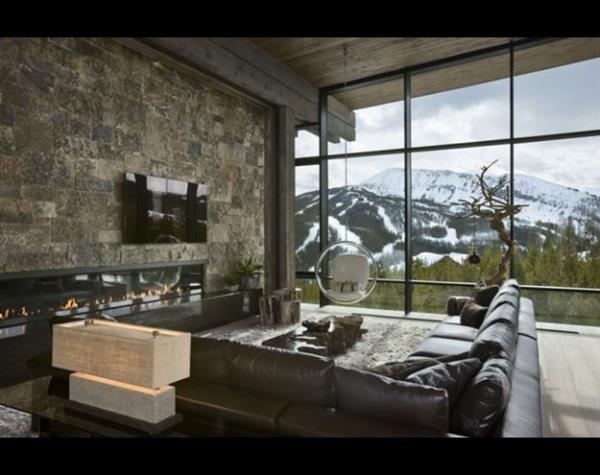 Montana'da bir oturma odas