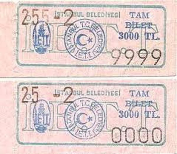 <p>19. ETT bileti </p>  Akbil, istanbul kart falan hikaye kat bilet bildiniz mi?