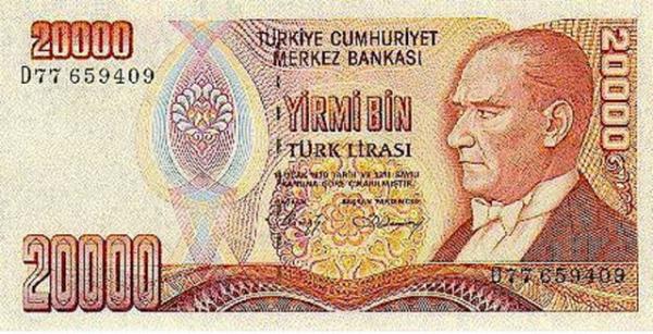 5. 20 bin lira...