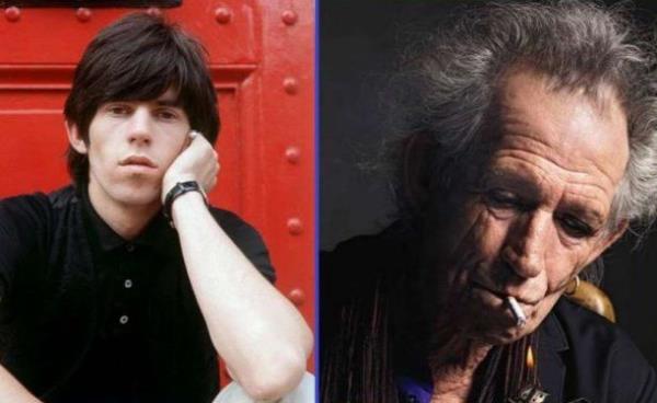Keith Richards �ngiliz gitarist, s�z yazar�, �ark�c�, yap�mc� ve Rolling Stones kurucu �yesi. Y�llar onu �ok y�pratm�� �uanda 71 ya��nda.
