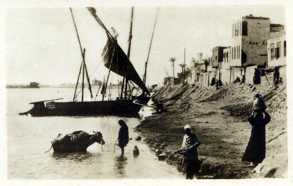 1900 y�l�ndan M�s�r'daki Nil Nehri foto�raf�
