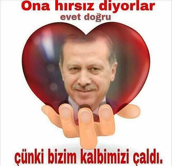 te akla, ustalkla, padiahlk ve devrimcilikle yorulmu Tayyip Erdoan pankartlar, szleri, hediyeleri...