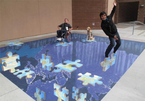 3D sokak sanatnn nefes kesen rnekleri