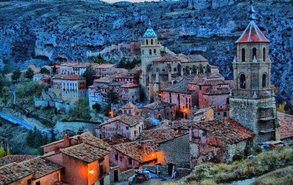 5. Albarracn, Aragon, spanya