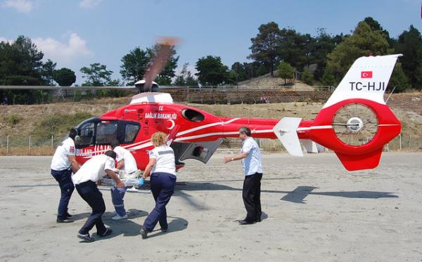 Helikopter ambulans: 13 bin 470 TL