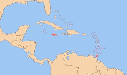 2. Uzun bir sre boyunca Karayipler'in (West Indies) Gneydou Asya olduunun dnlmesi