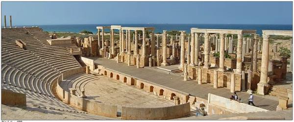 <p><b>6. Leptis Magna</b></p>  Roma imparatorluunun ne kan ehirlerinden biri olan Leptis Magna Libya snrlarn iinde yer almaktadr. Akdeniz ve Sahra ticaret yollar zerinde bulunan zengin bir ehirdi. mparator Septimius Severus'un zayflamasyla nemini kaybetmeye balam ve 642 ylnda yklmtr.