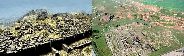 <p><b>26. Hattua</b></p>  Kent, tarih sahnesinde, Hitit mparatorluu'nun M 17. ile 13. yzyllar arasnda bakenti olarak yer almtr. Hitit Devleti'nin bakenti olan Hattua sanat ve mimarlk alannda gelimeler gstermitir. Hattua szc Hattus szcnden yani Hatti insanlarnn verdii orijinal addan gelir. Hattua ok geni bir alana yaylmtr. Yaplan kazlarda 5 kltr kat ortaya kmtr. Bu katlarda Hatti, Asur, Hitit, Frig, Galat, Roma ve Bizans dnemlerinden kalma kalntlar bulunmutur. Kalntlar Aa Kent, Yukar Kent, Byk Kale (Kral Kalesi), Yazlkaya'dan olumaktadr.