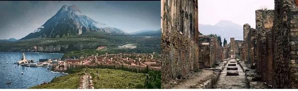 <p><b>22. Pompei</b></p>  Yanndaki Vezv yanarda'nn MS 24 Austos 79 ylnda patlamasyla Pompei tamamen kl ve toprak altnda kald. ehir 18. yzylda tekrar gn yzne karlmtr.