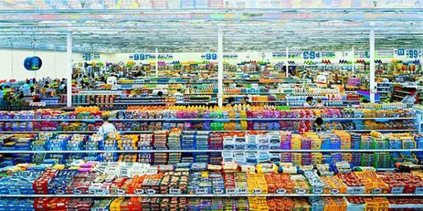 6. 99 Cent II, Diptychon ? Andreas Gursky (2001) 3,3 milyon dolar