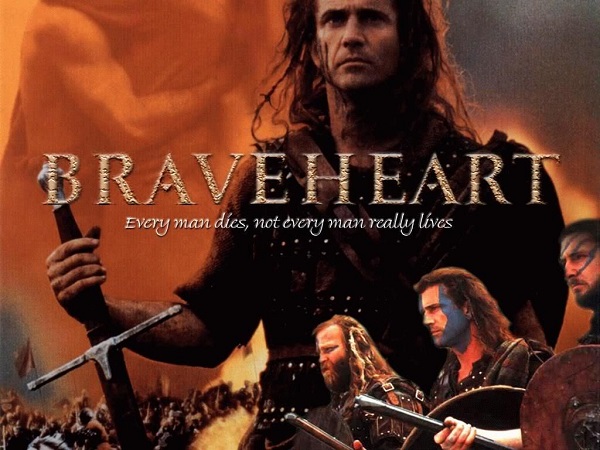<p><b>Cesur Yrek / Braveheart</b></p>  Hepinizin bildii bir film zaten. Filmde sevgilisinin intikamn almak iin yola kp, davasn yanllkla sko zgrlk mcadelesine dntren adam, William Wallace anlatlyor.
