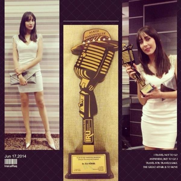 ECE GRSEL  <br>"Uluslararas Radyocular Birlii" 6. Alk Hakedenler dlleri '13 dl treni...sabrmla alk hakkettim o kesin...</br>