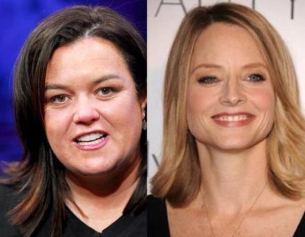 <br><b>Rosie O'Donnell ve Jodie Foster</b></br>  kisi de 1962'de dnyaya geldi. Ama Foster yatndan daha gen grnyor.
