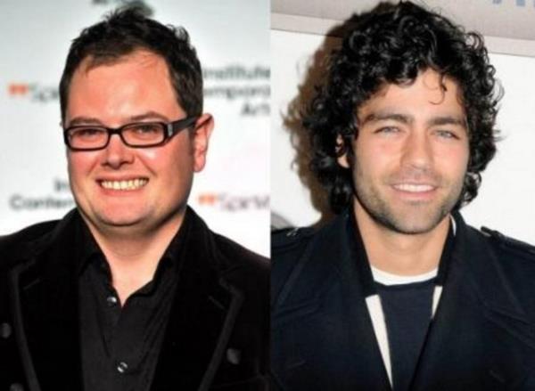 <br><b>Either Alan Carr ve Adrian Grenier</b></br>  Carr (solda) ve Grenier 1976 doumlu. Ama Grenier daha ocuksu grnyor.