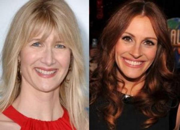 <br><b>Laura Dern ve Julia Roberts</b></br>  Roberts sanki yatndan daha ansl gibi. Her ikisi de 1967 doumlu.