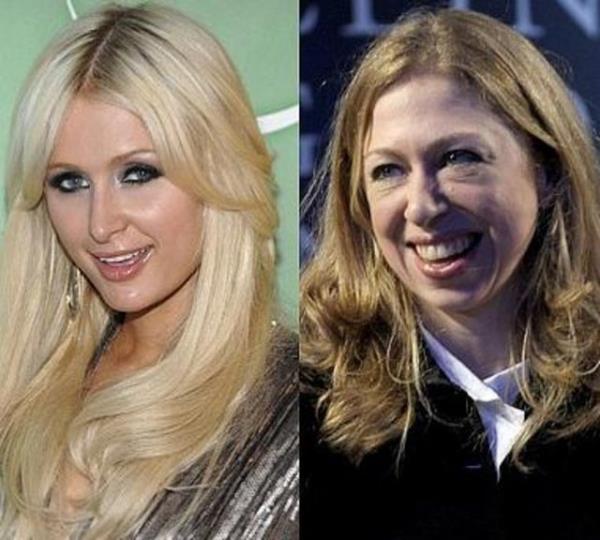 <br><b>Paris Hilton ve Chelsea Clinton</b></br>  kisinin de 30 yanda olduuna inanmak zor..