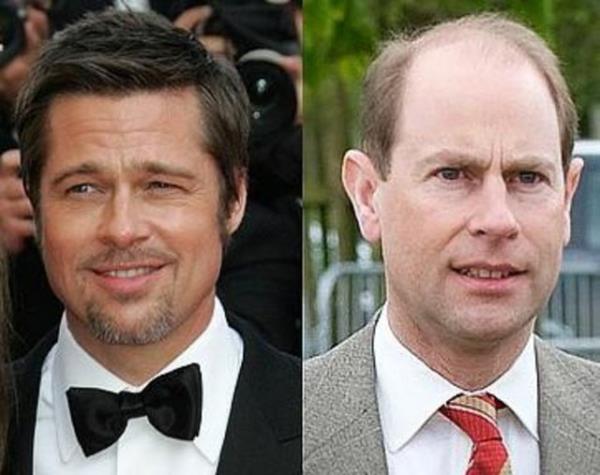 <br><b>Brad Pitt ve Prens Edward</b></br>  1963 doumlu bu iki nlden hangisi daha gen grnyor sizce..