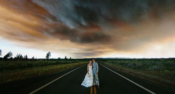 Dnde bulunan fotoraf felaketi muhteem bir grntyle talandrd.