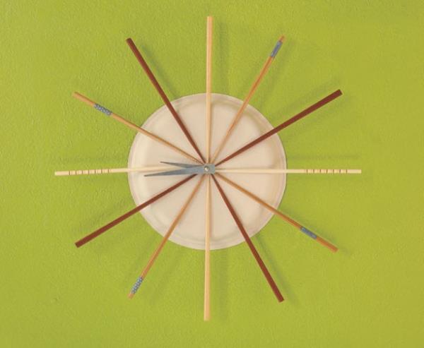 21. ubuklardan yaplm bir saat