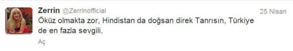 Zerrinofficial hesab baarl paylamlar ile adndan ska sz ettiriyor.