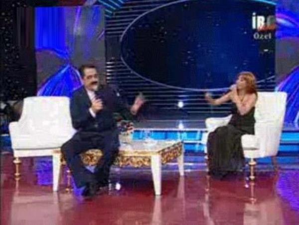 brahim Tatlses'le Yldz Tilbe'nin canl yaynda kavga etmesi