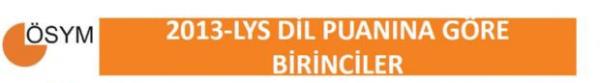 te LYS birincileri