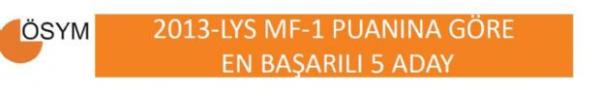 te LYS birincileri