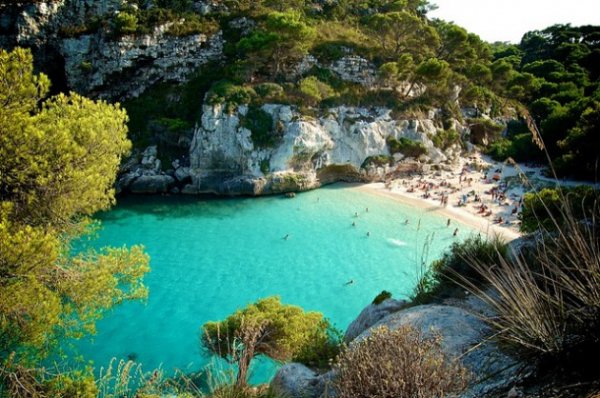 spanya Cala Macarelleta, Menorca