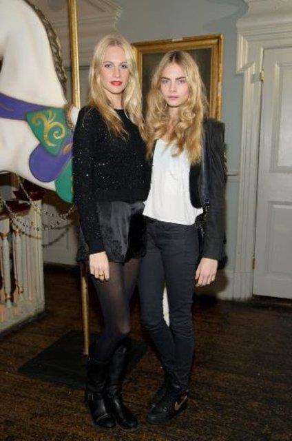 nl manken Cara Delevingne'in ablas Poppy.