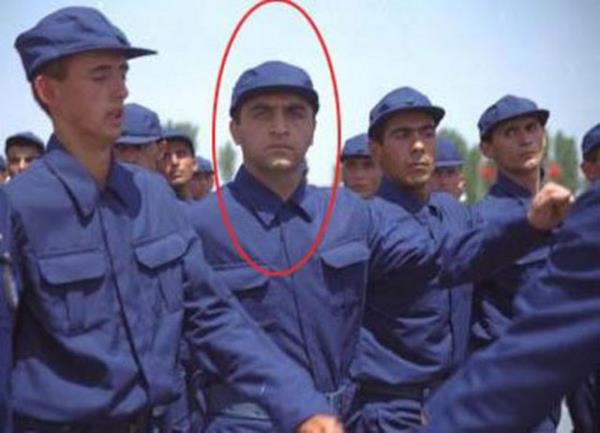 Ylmaz Erdoan, vatani grevini yapt Ktahya'da yemin treninde.