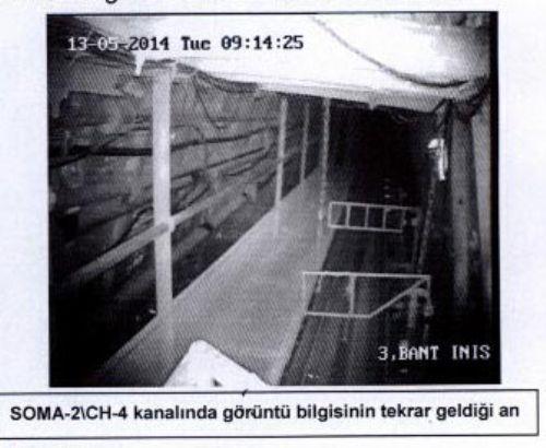 Grntlerde, yeraltndaki iilerin canlarn kurtarma abalar, dardaki arkadalarnn kurtarma almalarndaki rpnlar, madenin iinin duman altnda kalmas, baygn iilerin bantlar zerinde kartlmalar da yer ald.