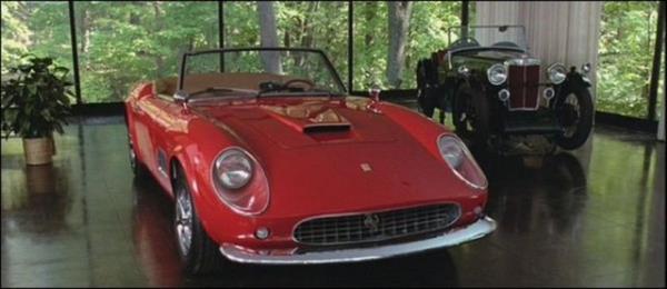 10. 1961 Ferrari 250 GT California - Ferris Bueller'le Bir Gn