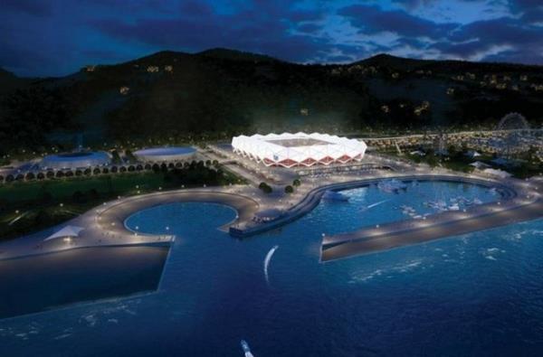 <p><b>TRABZON'UN DNYA HARKAS STADYUMU:</b></p> Akyaz'da 795 dnm deniz dolgusu yaplarak 458 dnm arazi zerine ina ediliyor. 40 bin seyirci kapasiteli. Stadyumun tribn altlar dhil olmak zere tm etraf bir spor kompleksine dntrlyor.